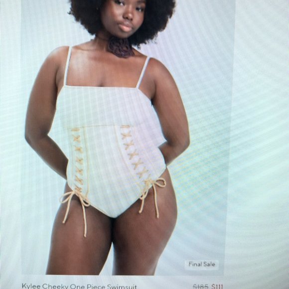 Frankie’s Bikini Kylee Crinkle One-Piece Swimsuit - Picture 2 of 4